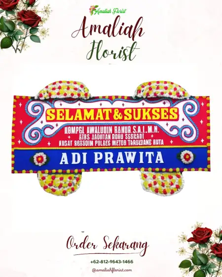 Papan Bunga Ucapan Selamat MAROS